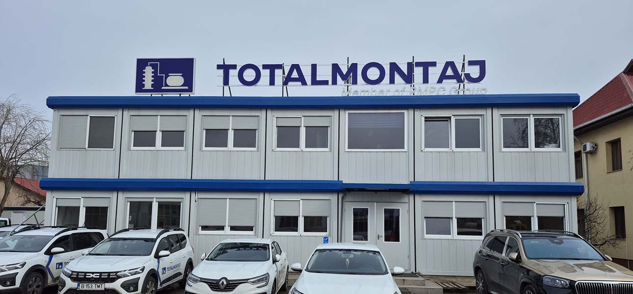 Litere volumetrice luminoase Total Montaj